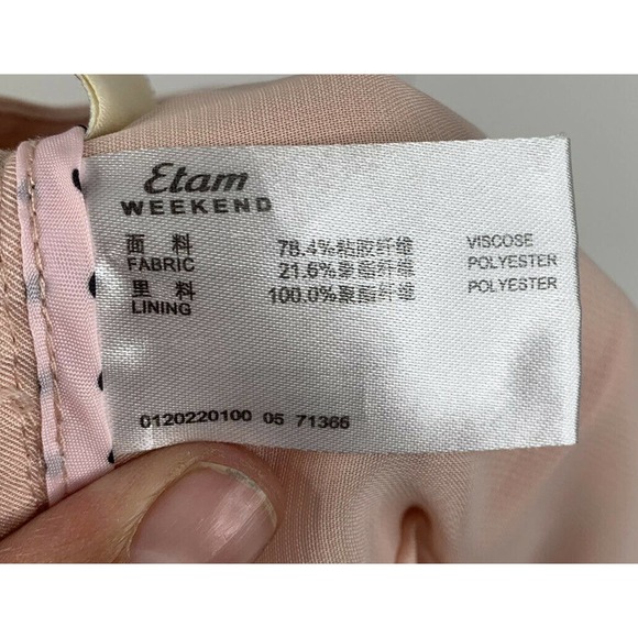 ETAM WEEKEND Women’s Casual Pleated Shorts Size 38 - Picture 6 of 9